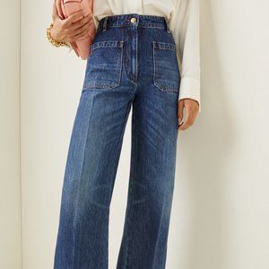 NWT Victoria Beckham Alina Rigid Flared Jeans (Size 27)